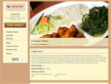 Tablet Screenshot of curryhutnyc.com